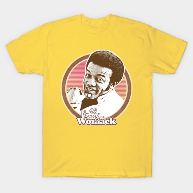 Bobby Womack /// Retro Style Fan Art Design T-Shirt by DankFutura